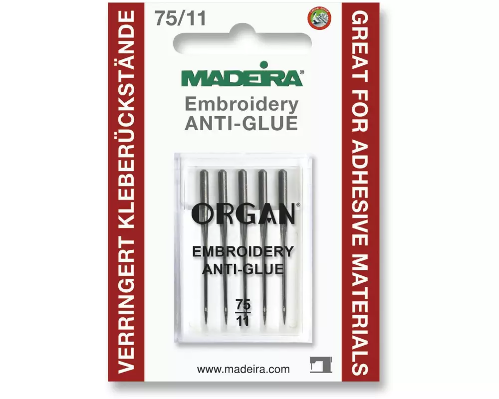 Madeira Maschinennadel Anti Glue 75/11 5 Stück