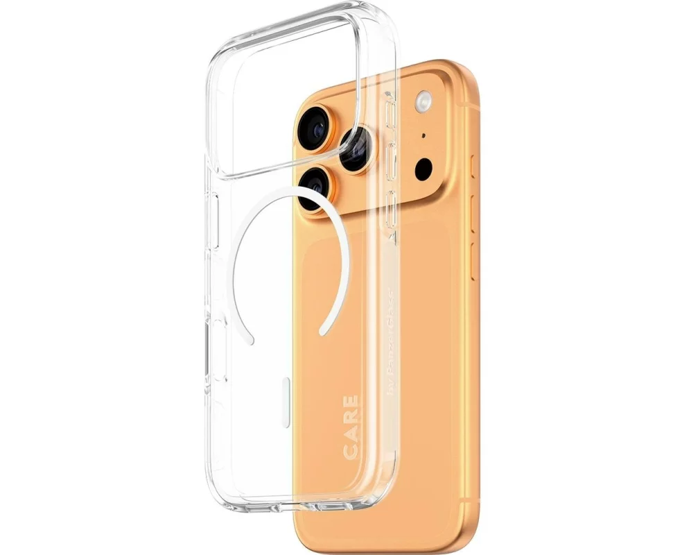 CARE Flagship Case Urban Combat iPhone 17 Pro Transparent/White