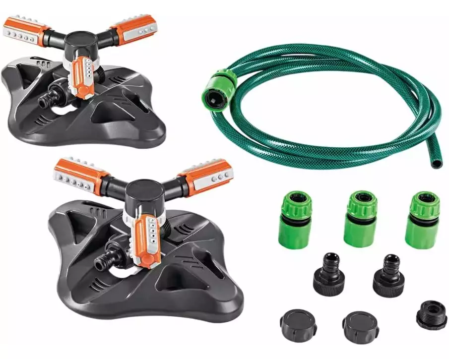 EASYmaxx 360°-Gartensprinkler - 2er-Set