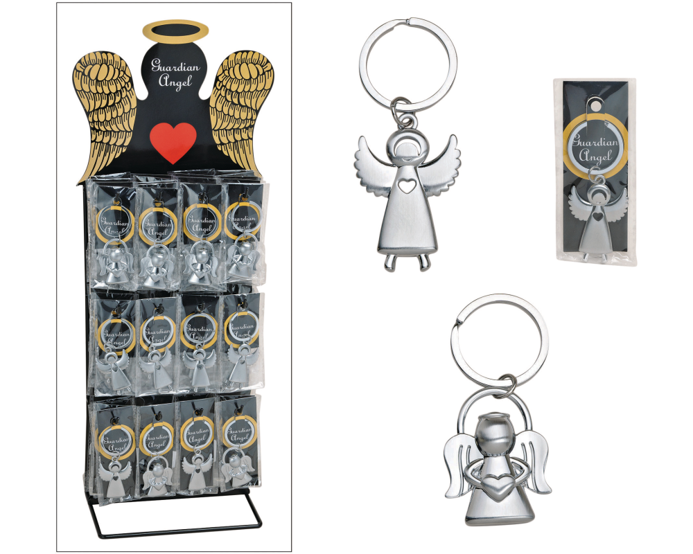 ROOST Schlüsselanhänger Engel Metall 10014027 2 ass.