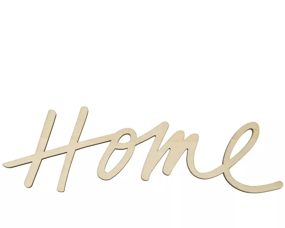 Rico Design Holzartikel Home 28 x 9 cm, magnetisch