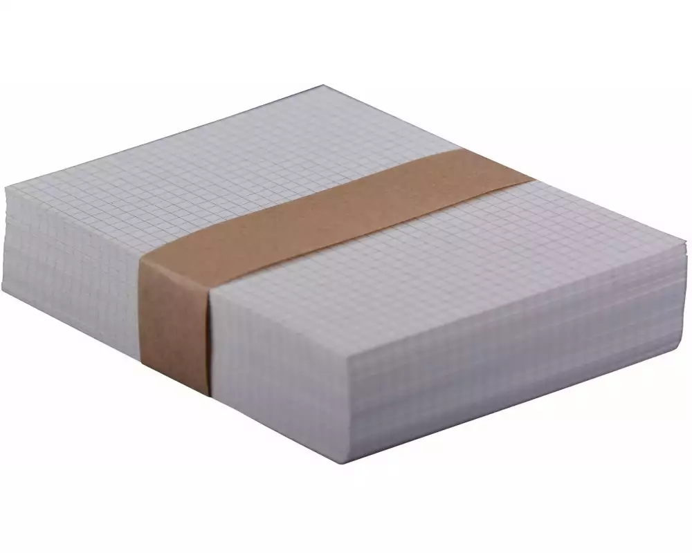 office focus Karteikarten , Kariert, Grau