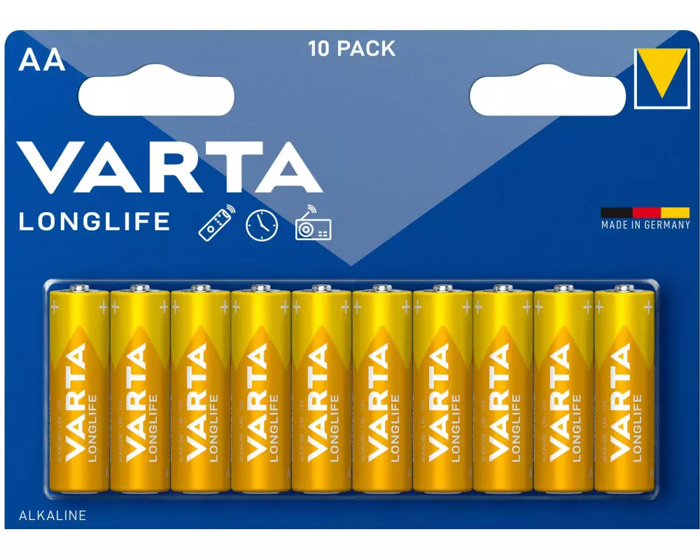 Varta Batterie Longlife AA , 10 Stück