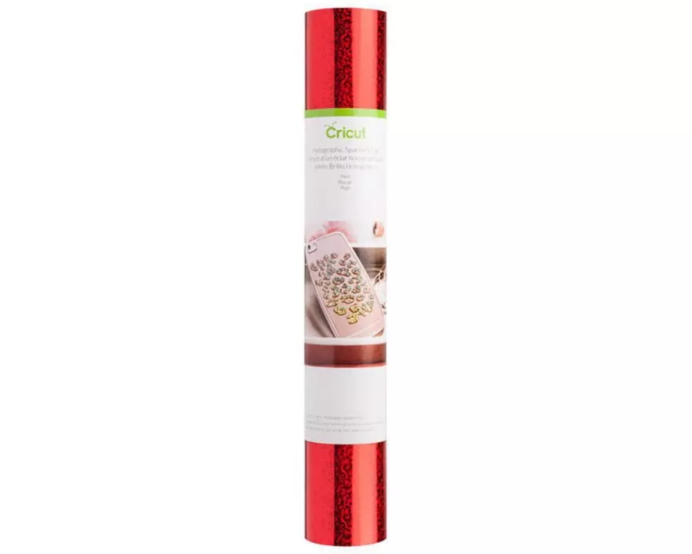 Cricut Vinylfolie Holographic Sparkle Rot