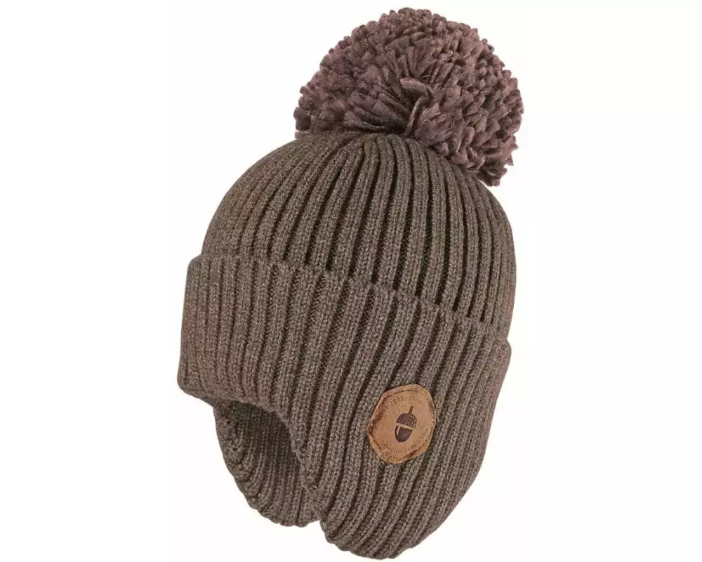 maximo Wintermütze Pompon aztecmeliert Gr. 49/51