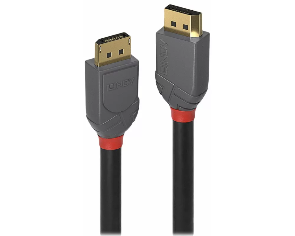 LINDY 7.5m DisplayPort 1.2 Cable Anthra Line