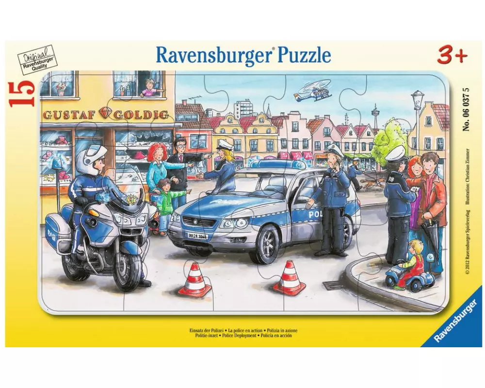 Ravensburger Puzzle Einsatz der Polizei