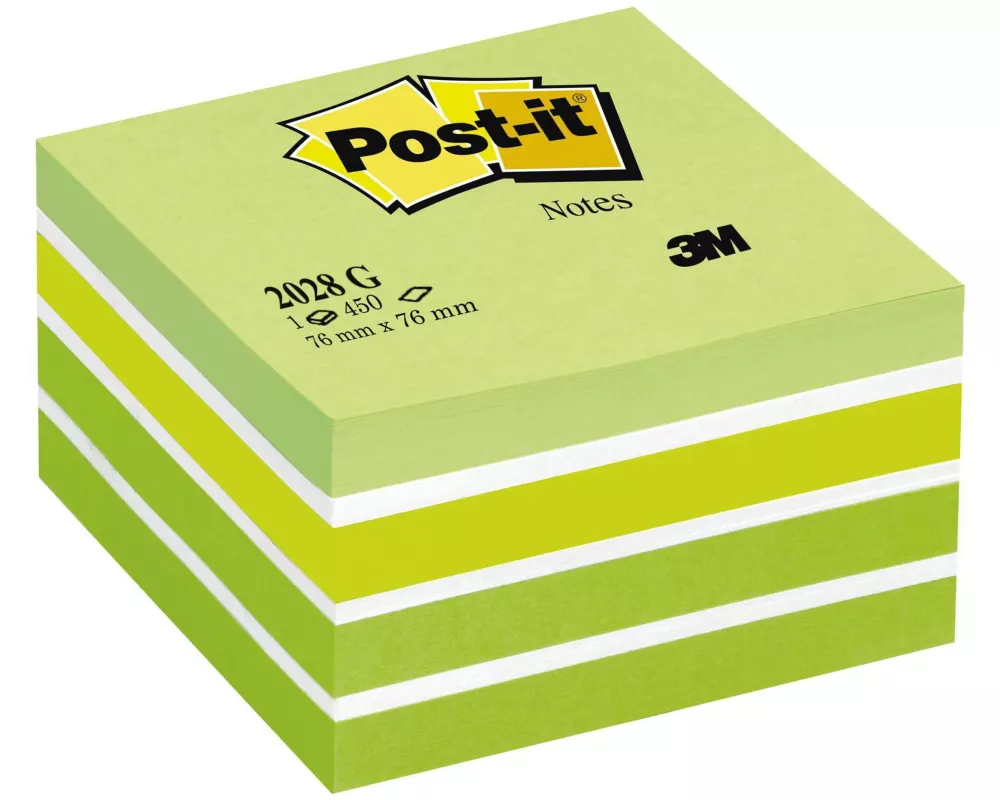 Post-it Notizzettel Post-it 7,6 x 7,6 cm Würfel Farbig