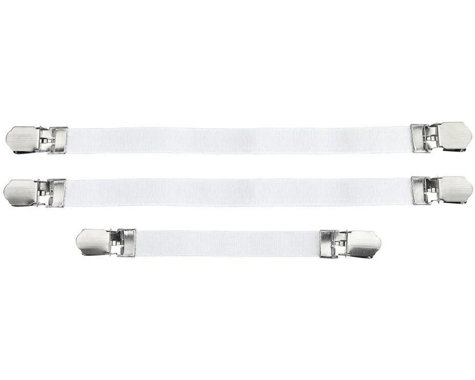 Wenko Bügeltischbezugspanner 3er-Set Weiss