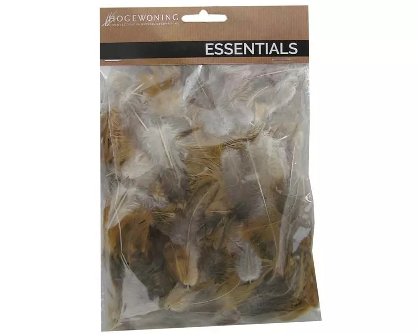 CHALET Federn im Beutel 1 Stück, Braun