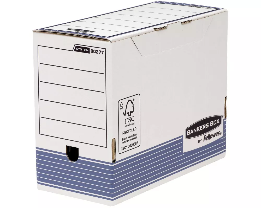 Fellowes Archivschachtel R-Kive Weiss/Blau