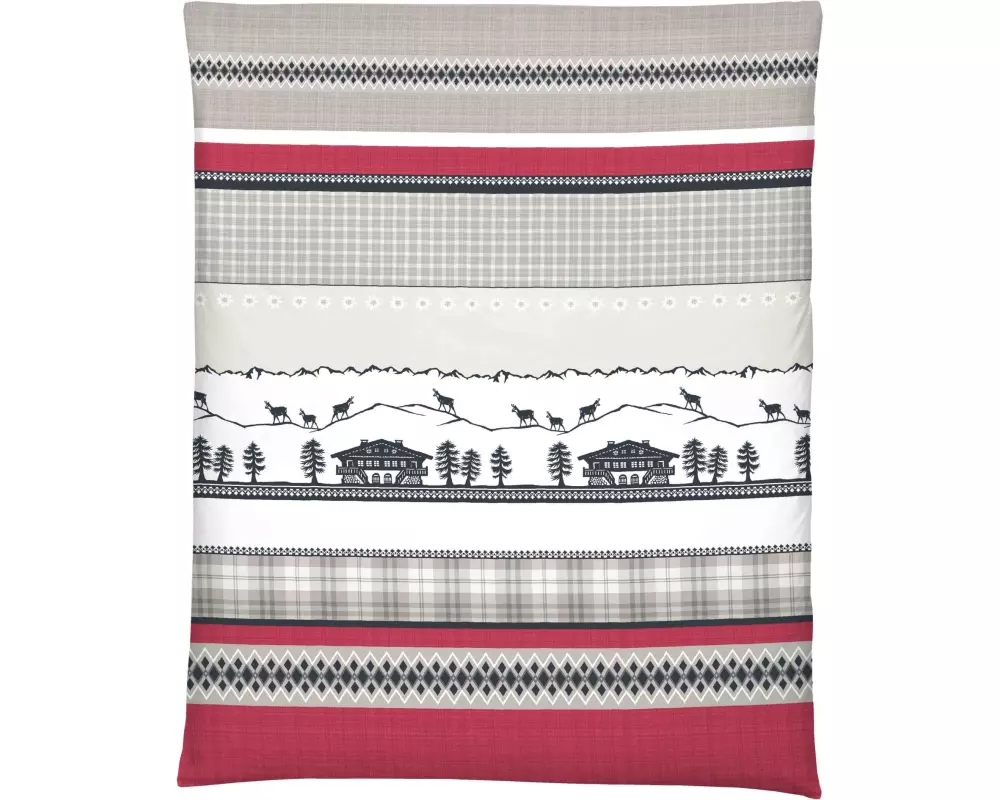 Home Fashion Duvetbezug Satin bedruckt Cosalina 160 x 210 cm