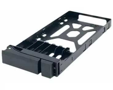 QNAP TRAY-25-NK-BLK05, SSD Tray for 2.5inch drives, without key lock, black plastic, tooless