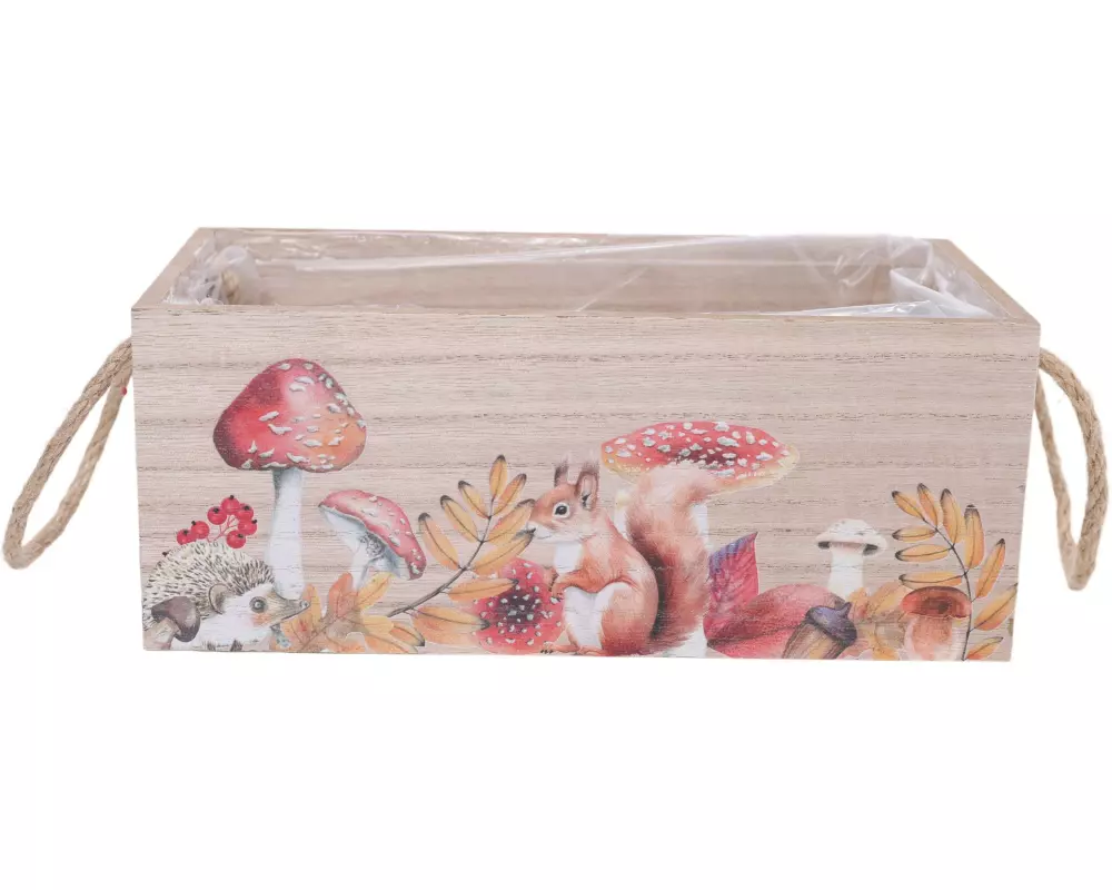 CHALET Pflanzengefäss Herbstwald 25 x 12 x 10 cm