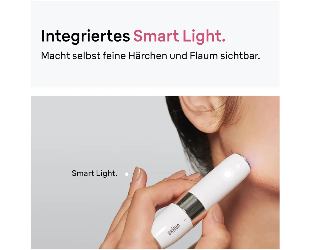 Braun Face Mini Hair Remover FS1000 Weiss