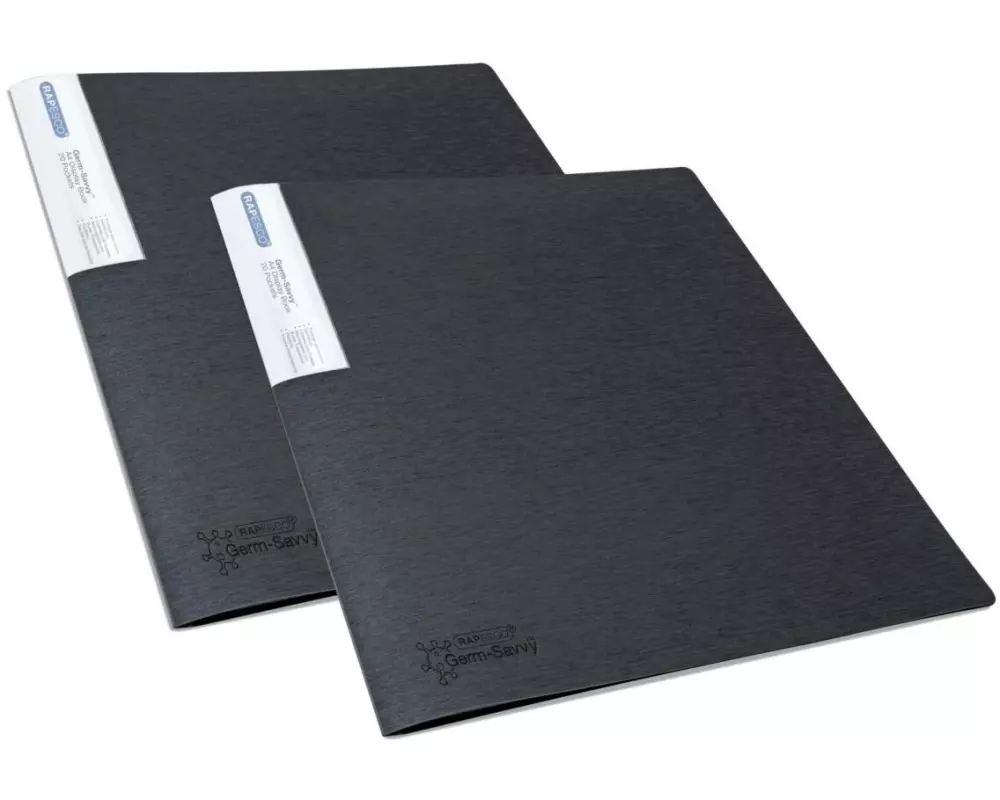 Rapesco Präsentationsmappe Germ-Savvy A4 Schwarz