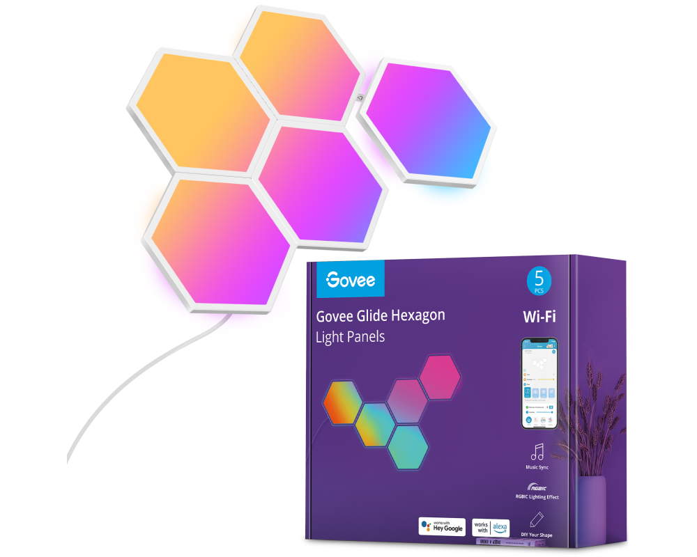 GOVEE Glide Hexa Light Panels B6061 5 Stück