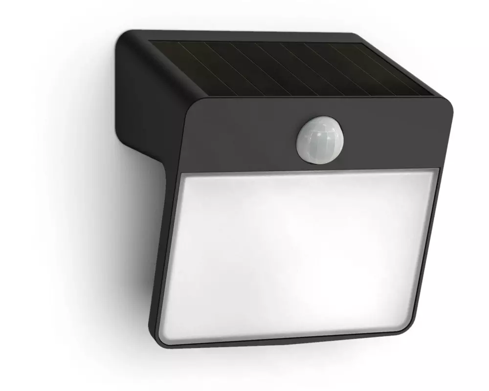Philips Solar Yarixa Wandleuchte, Licht+Bewegungssensor, 2700K