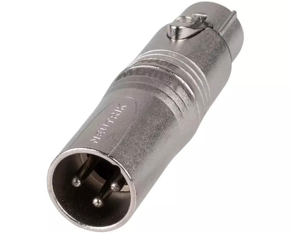 Neutrik Audio-Adapter NA3FMX XLR 3 Pole, female - XLR 3 Pole, male