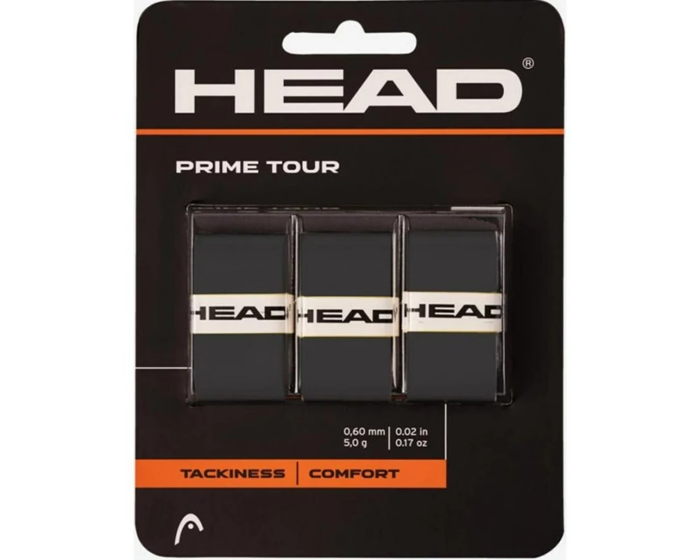 HEAD Over Grip Prime Tour 3er-Pack Schwarz