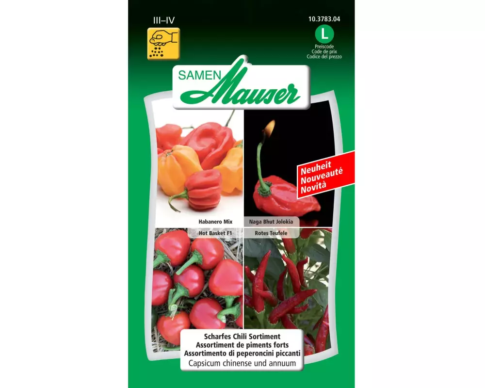 Samen Mauser Samen Scharfe Chili Sortiment