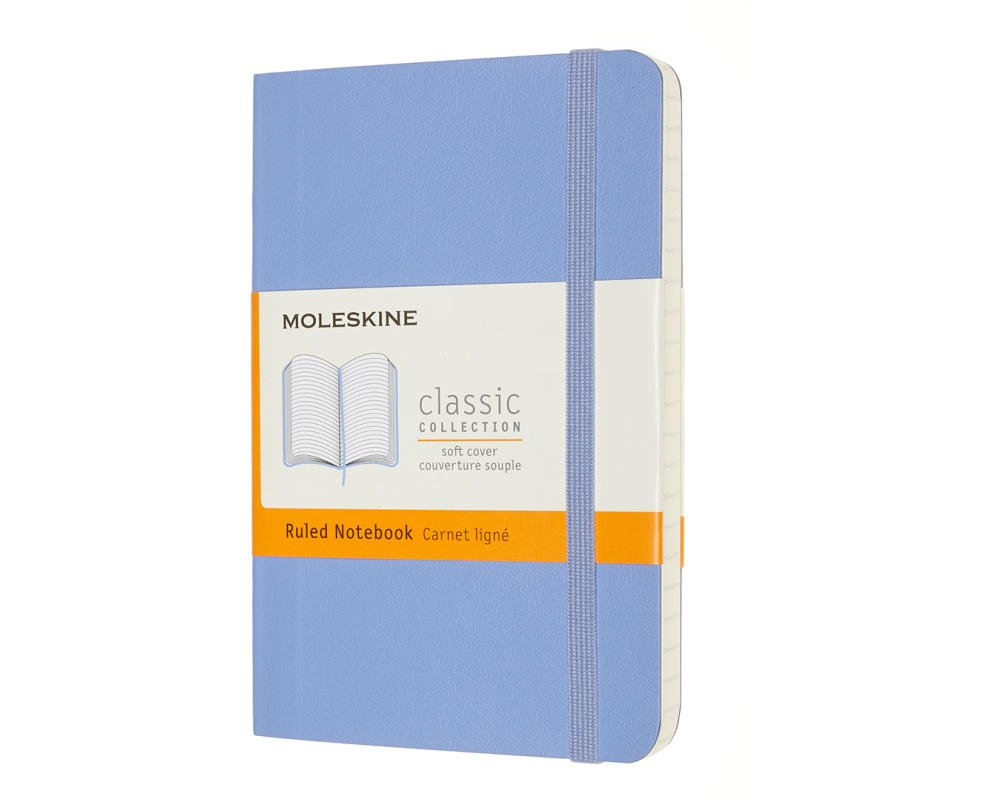 MOLESKINE Notizbuch SC Pocket/A6 850918 liniert,hortensienblau,192 S.