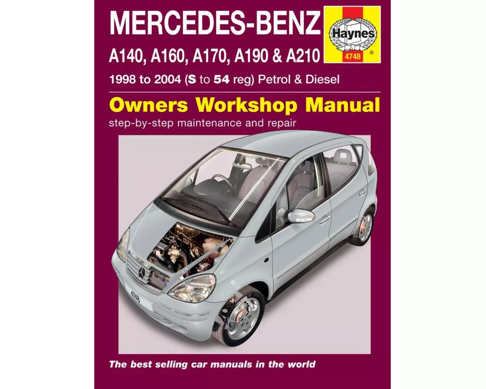 Mercedes-Benz A-Class Petrol & Diesel (98 - 04) Haynes Repair Manual