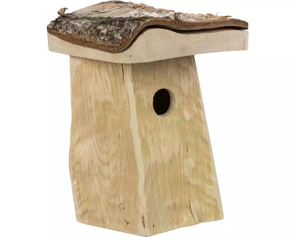 Windhager Nistkasten Log Cabin 21 x 18 x 26 cm, natur, FSC