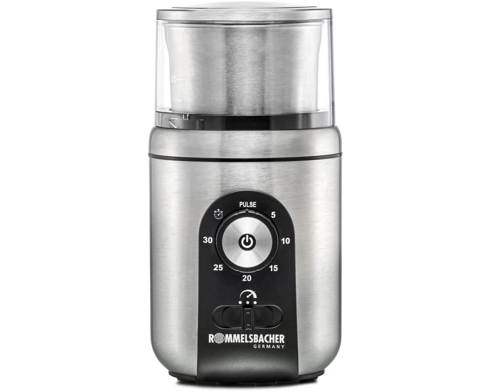 Rommelsbacher Kaffeemühle EGK250, Schwarz/Silber