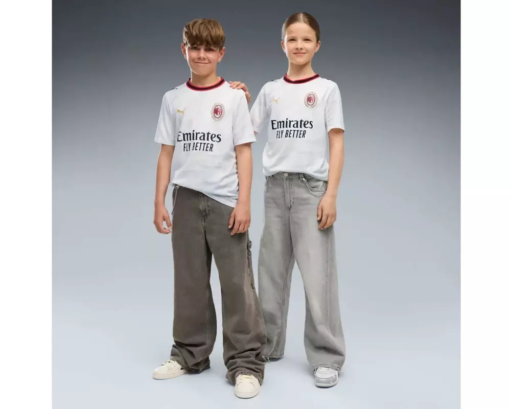 PUMA ACM Away Jersey Replica Jr Weiss, 140