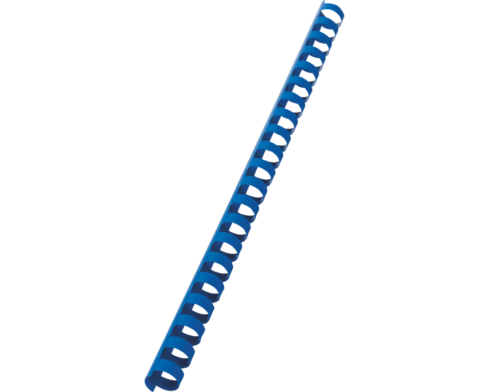 GBC Plastikbindrücken 16mm A4 4028620 blau, 21 Ringe 100 Stück