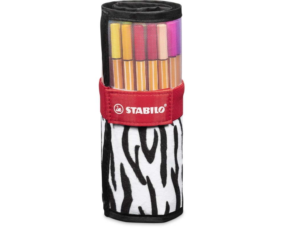 STABILO point 88 Tintenfeinschreiber Rollerset à 25, Zebra