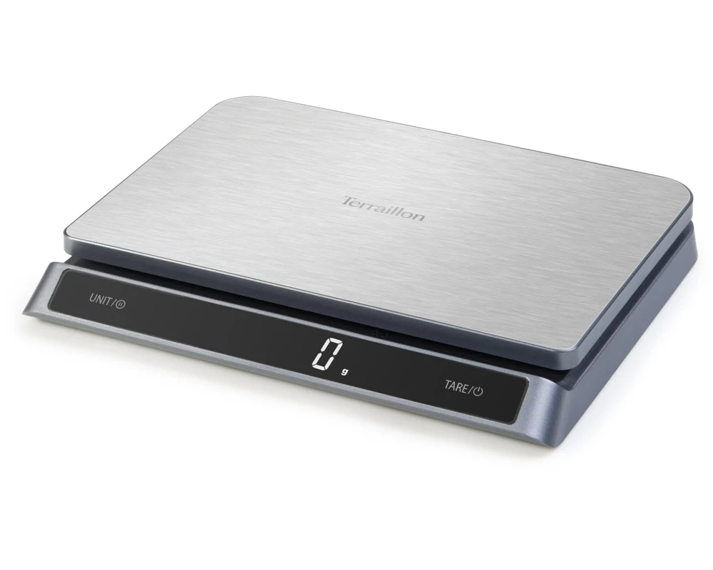 Terraillon Küchenwaage Pro USB 15 Inox/Schwarz