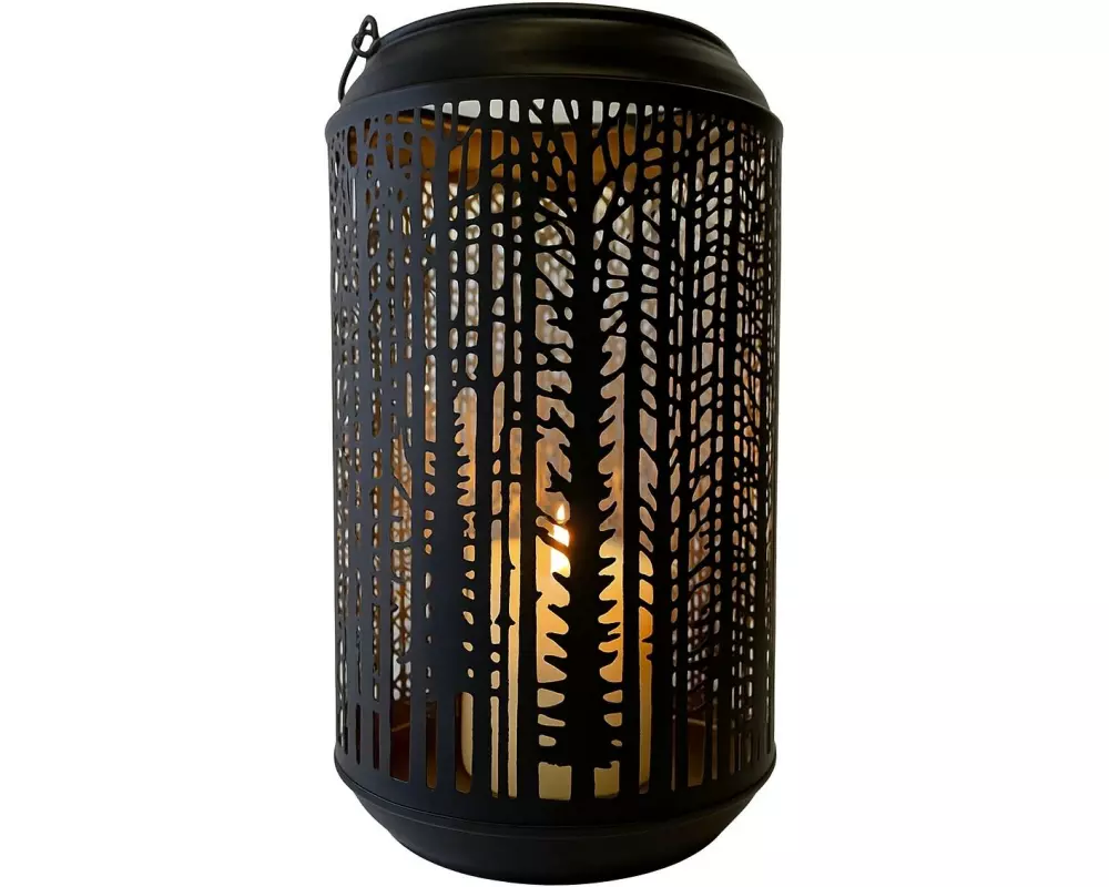 CHALET Waldlichtung L 20 x 20 x 38 cm, Schwarz