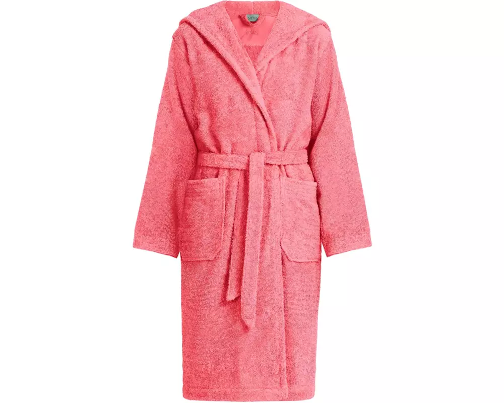 Möve Superwuschel Bademantel Grösse 140, Coral