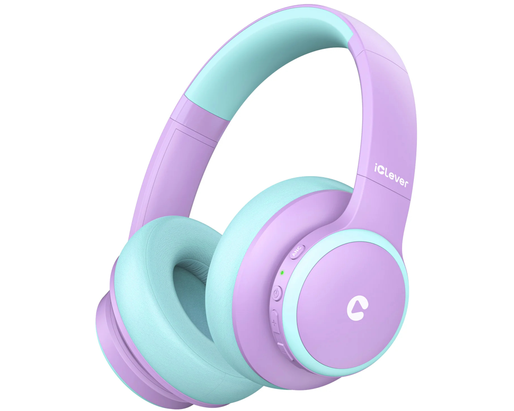ICLEVER Active Noise Cancel Headphones C17-2083N-01 BTH26, BT, 60h, purple-green