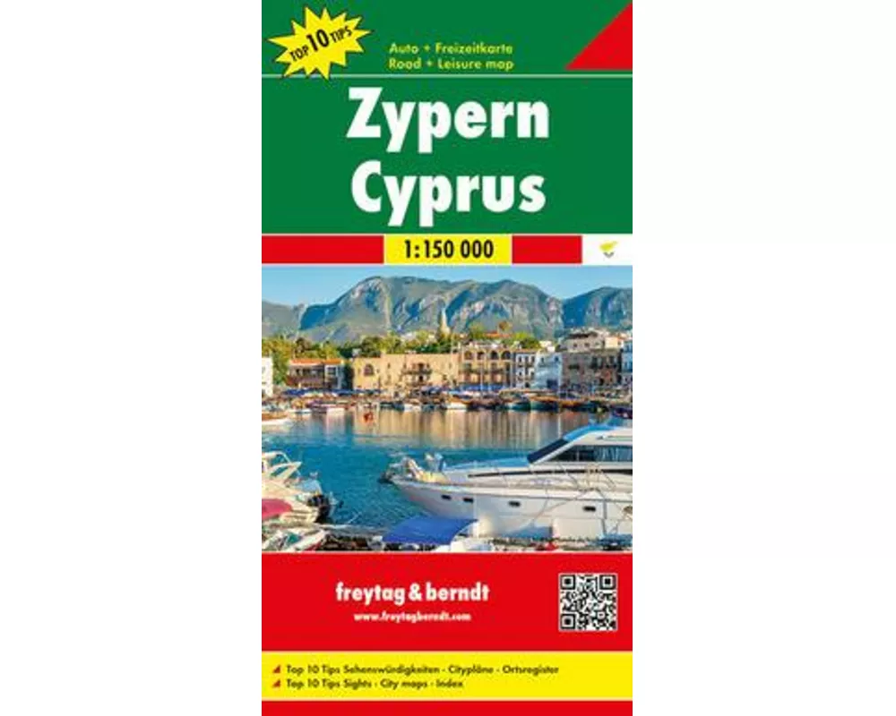 freytag & berndt Straßenkarte Zypern 1:150.000
