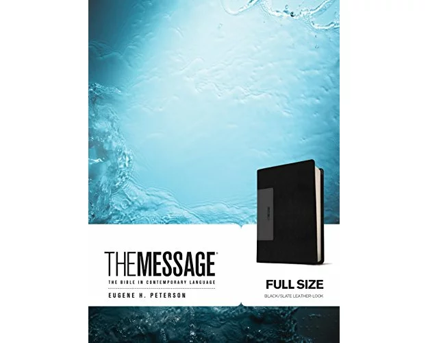 The Message Full Size (Leather-Look, Black/Slate)