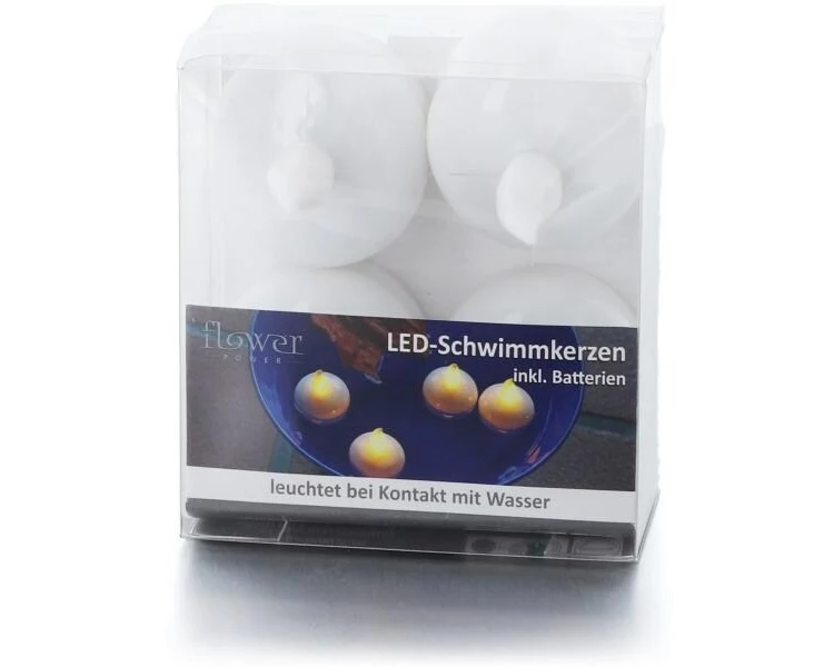 balthasar Schwimmkerzen LED Outdoor Weiss