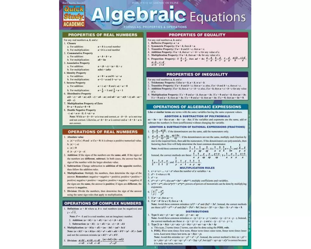 Algebraic Equations
