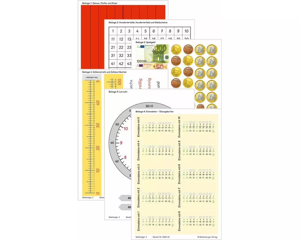 Mathetiger 2 - Arbeitsbeilagen · Neubearbeitung
