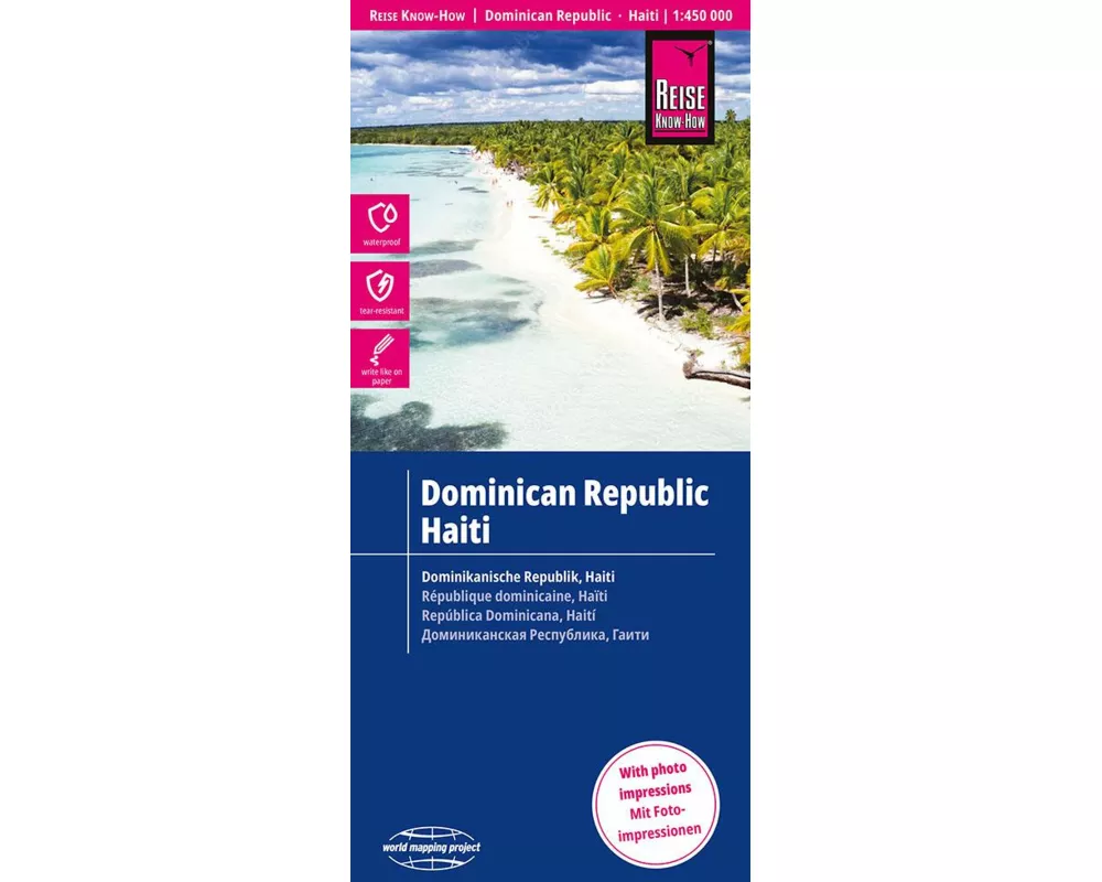 Reise Know-How Landkarte Dominikanische Republik, Haiti / Dominican Republic, Haiti (1:450.000)