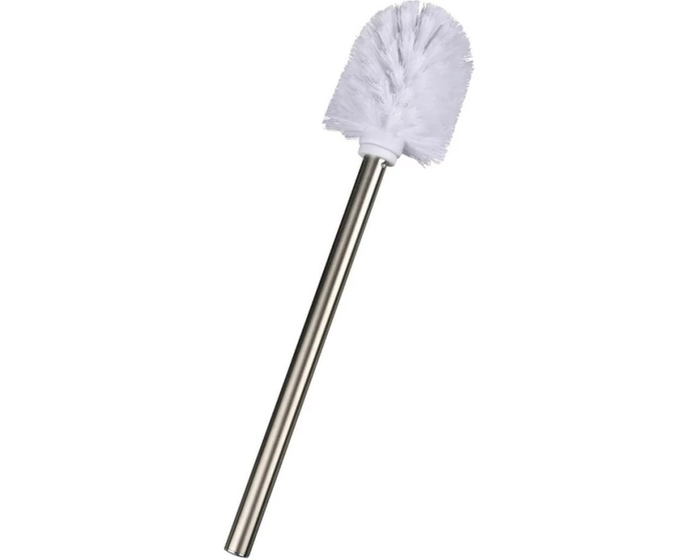 Wenko WC Bürste Matt Ø 8 x 35 cm Silber/Weiss