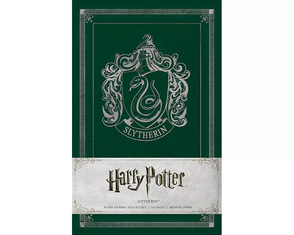 Harry Potter Slytherin Hardcover Ruled Journal