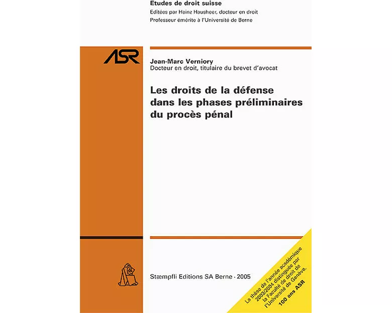 Les droits de la défense dans les phases préliminaires du procès pénal
