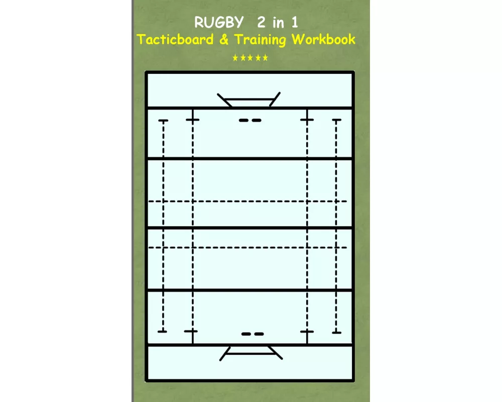 Rugby 2 in 1 Tacticboard and Training Workbook
