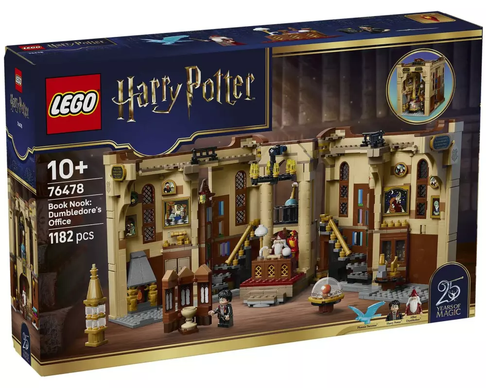 LEGO Harry Potter Dumbledores Büro Book Nook Dumbledores Büro