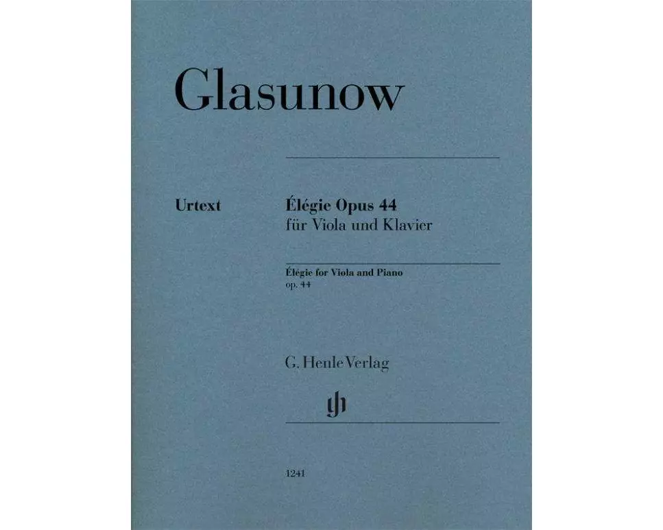 Élégie op 44 für Viola und Klavier