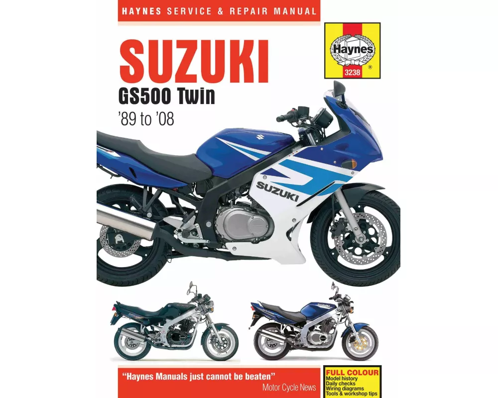 Suzuki GS500 Twin (89 - 08) Haynes Repair Manual