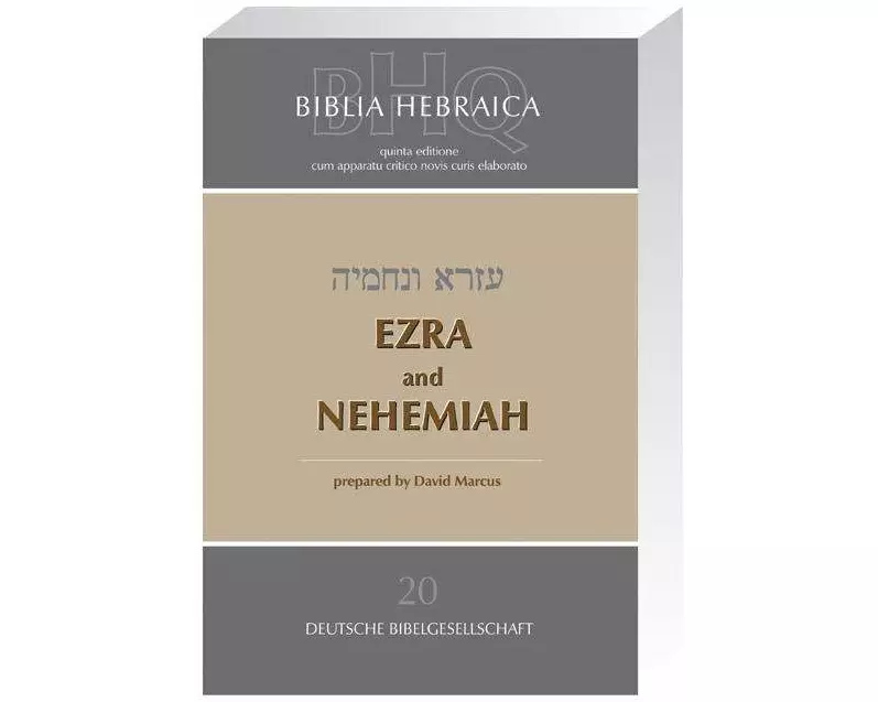 Biblia Hebraica Quinta (BHQ). Gesamtwerk zur Fortsetzung / Ezra and Nehemia